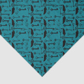 Muster für HARRY POTTER™-Fliegenden Tasten Seidenpapier (Ausschnitt)