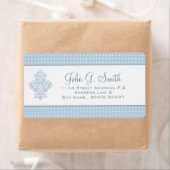 Muster für hellblaue und weiße Polka-Dot (Insitu)