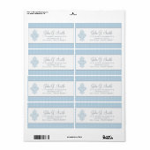 Muster für hellblaue und weiße Polka-Dot (Vorne)