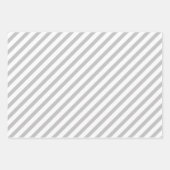 Muster für hellgraue und weiße Punkte Geschenkpapier Set (Vorderseite 2)