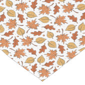 Muster für Herbst-Blätter und Acorns Kurzer Tischläufer (Ecke)
