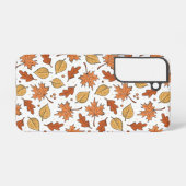 Muster für Herbst-Blätter und Acorns Samsung Galaxy Hülle (Rückseite (Horizontal))