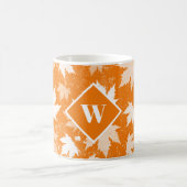 Muster für Herbstlaub im Herbst Kaffeetasse (Mittel)