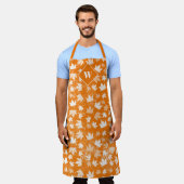 Muster für Herbstlaub im Herbst Schürze (Getragen)