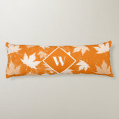 Muster für Herbstlaub im Herbst Seitenschläferkissen (Rückseite)