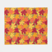 Muster für Herbstleaf Fleecedecke (Vorderseite (Horizontal))