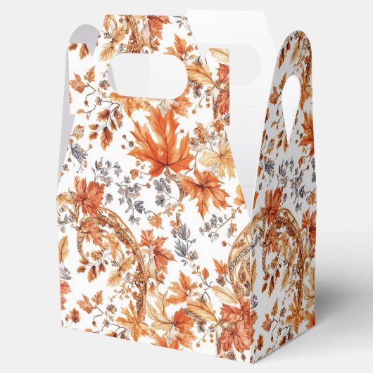 Muster für Herbstleaf Geschenkschachtel (Geöffnet)
