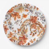 Muster für Herbstleaf Pappteller (Vorderseite)
