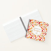 Muster für Herbstleaf-Rezepte Notizbuch (Innenseite)