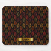 Muster für Herbstleppen mit DIY-Text Mousepad (Vorne)