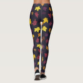 Muster für Herbstmaple-Blätter Leggings (Rückseite)