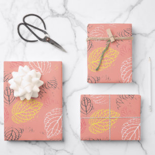 Muster für Herbstverläufe 5 Geschenkpapier Set