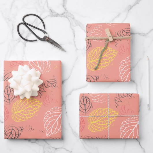 Muster für Herbstverläufe 5 Geschenkpapier Set (Vorderseite)