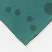 Muster für Herbstverläufe Aquamarin Fleecedecke (Ecke)
