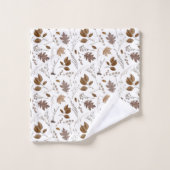 Muster für Herbstverläufe Badhandtuch Set (Waschlappen)