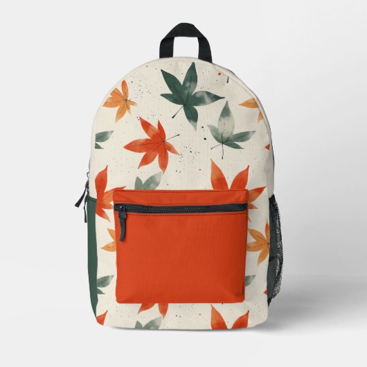 Muster für Herbstverläufe Bedruckter Rucksack (Vorderseite)