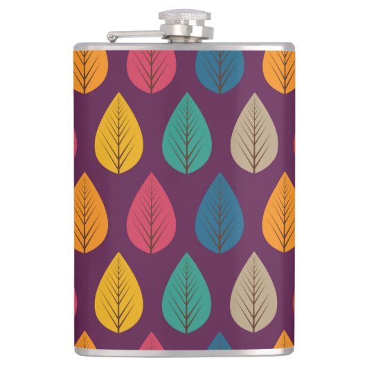 Muster für Herbstverläufe Flachmann (Vorderseite)