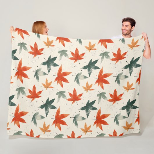 Muster für Herbstverläufe Fleecedecke (Beispiel)