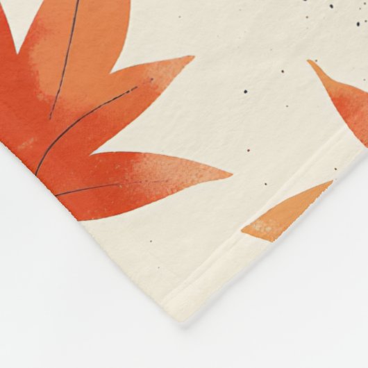 Muster für Herbstverläufe Fleecedecke (Ecke)