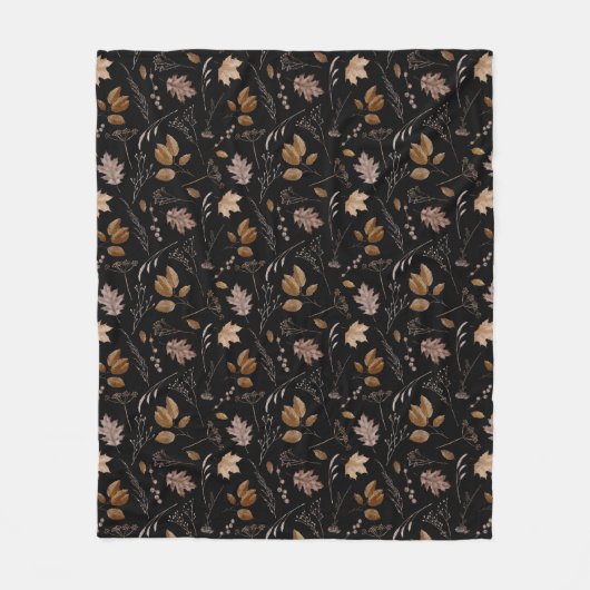 Muster für Herbstverläufe Fleecedecke (Vorderseite)