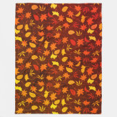 Muster für Herbstverläufe Fleecedecke (Vorderseite)