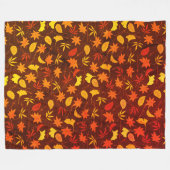 Muster für Herbstverläufe Fleecedecke (Vorderseite (Horizontal))