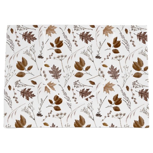 Muster für Herbstverläufe Große Geschenktüte (Vorderseite)