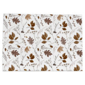 Muster für Herbstverläufe Große Geschenktüte (Rückseite)