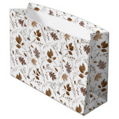 Muster für Herbstverläufe Große Geschenktüte (Rückseite Schrägansicht)