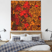 Muster für Herbstverläufe Leinwanddruck (Insitu (Schlafzimmer))