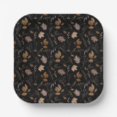 Muster für Herbstverläufe Pappteller (Vorderseite)