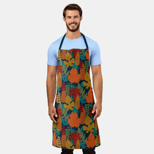 Muster für Herbstverläufe Schürze (Getragen)