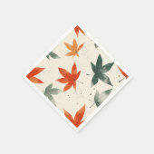 Muster für Herbstverläufe Serviette (Ecke)