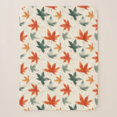 Muster für Herbstverläufe Sherpadecke (Vorderseite)