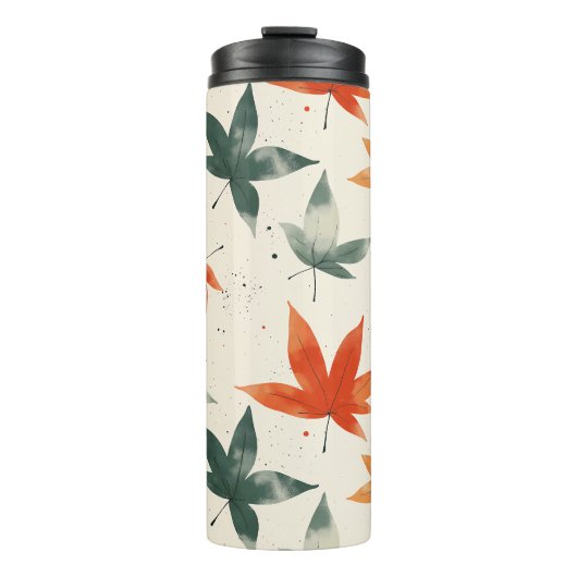 Muster für Herbstverläufe Thermosbecher (Vorderseite)
