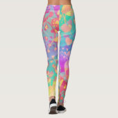 Muster für Herz-Liebe-Muster Leggings (Rückseite)