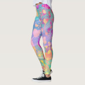 Muster für Herz-Liebe-Muster Leggings (Links)