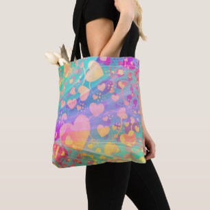 Muster für Herz-Liebe-Muster Tasche