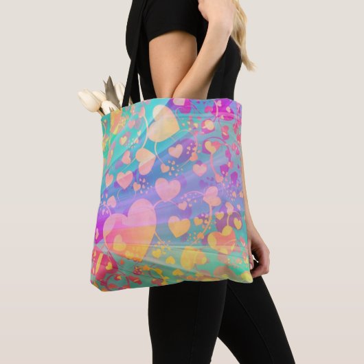 Muster für Herz-Liebe-Muster Tasche (Von Nahem)