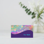 Muster für Herz-Liebe-Muster Visitenkarte (Stehend Vorderseite)