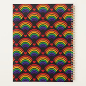 Muster für Herz und Rainbows Planer (Rückseite)