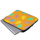 Muster für hintere Blätter Laptopschutzhülle (Vorne Knopf)