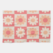 Muster für hintere Blume mit abgeschirmtem Peach F Geschirrtuch (Horizontal)