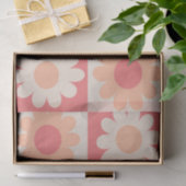 Muster für hintere Blume mit abgeschirmtem Peach F Seidenpapier (Geschenk)