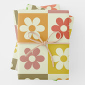 Muster für hintere hintere Blume Geschenkpapier Set (Beispiel)