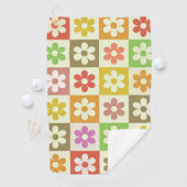 Muster für hintere hintere Blume Golfhandtuch (Insitu)