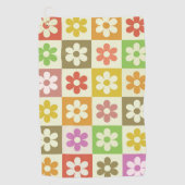 Muster für hintere hintere Blume Golfhandtuch (Vorderseite)