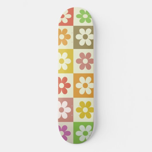 Muster für hintere hintere Blume Skateboard (Vorderseite)