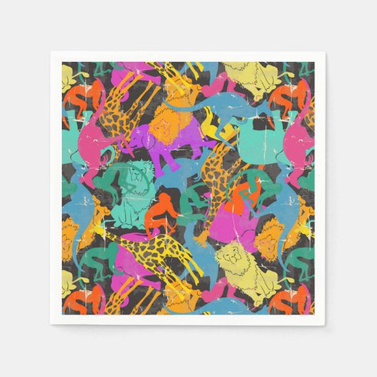 Muster für hintere Silhouetten Serviette (Vorderseite)