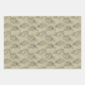 Muster für hintere Wasserfarbenautos Geschenkpapier Set (Vorderseite 2)